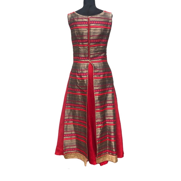 Traditional Red & Gold Dress Made in India size 8 - Picture 13 of 16
